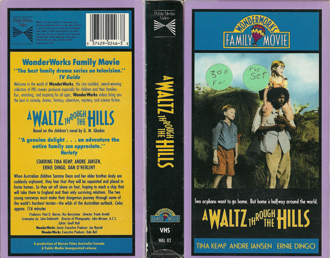 A WALK THROUGH THE HILLS VHS COVER, VHS COVERS