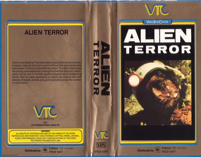 ALIEN TERROR VHS COVER