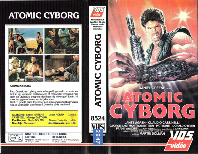 ATOMIC CYBORG VHS COVER
