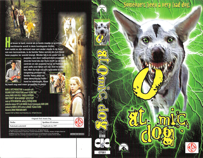 ATOMIC DOG VHS COVER