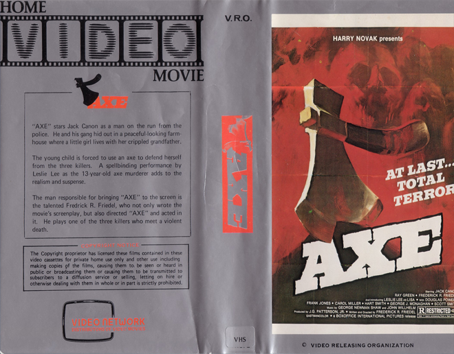 AXE VHS COVER