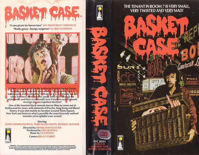BASKET CASE VHS COVER