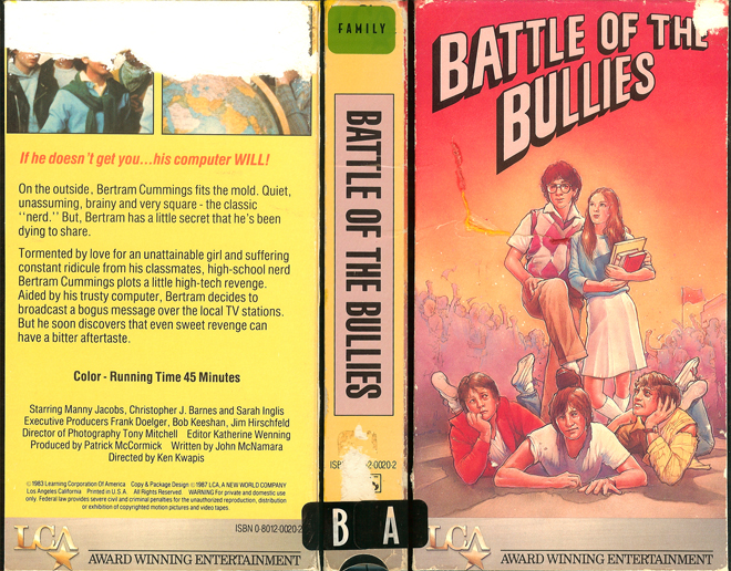 BATTLE OF THE BULLIES VHS COVER