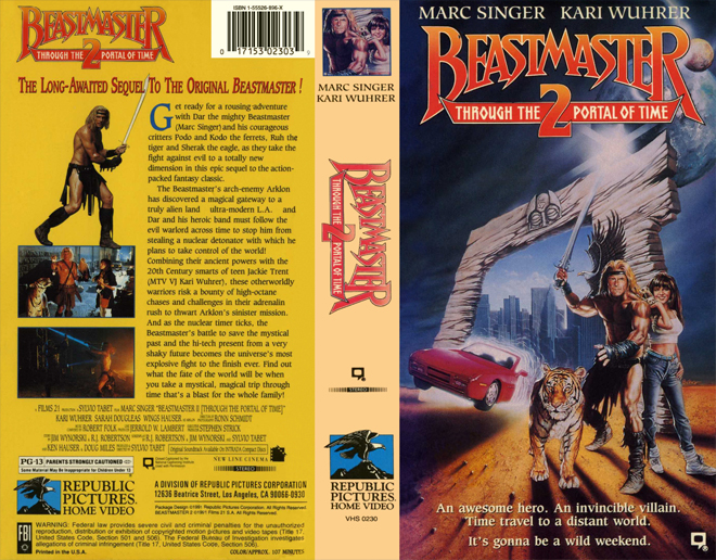 BEASTMASTER 2 - SUBMITTED BY GEMIE FORD