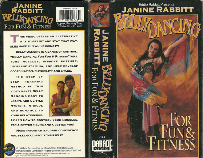 BELLY DANCING FOR FUN AND FITNESS VHS COVER
