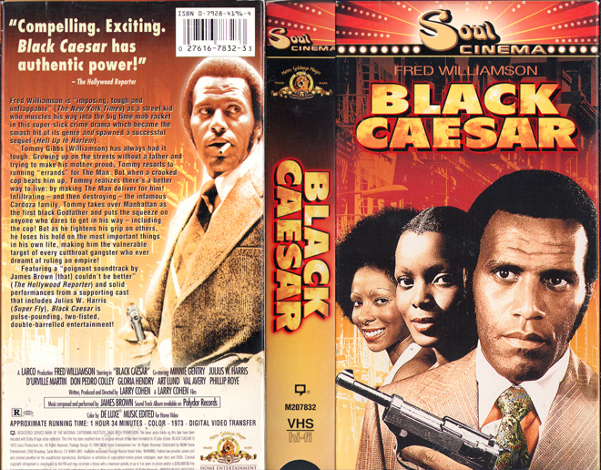 BLACK CAESAR VHS COVER