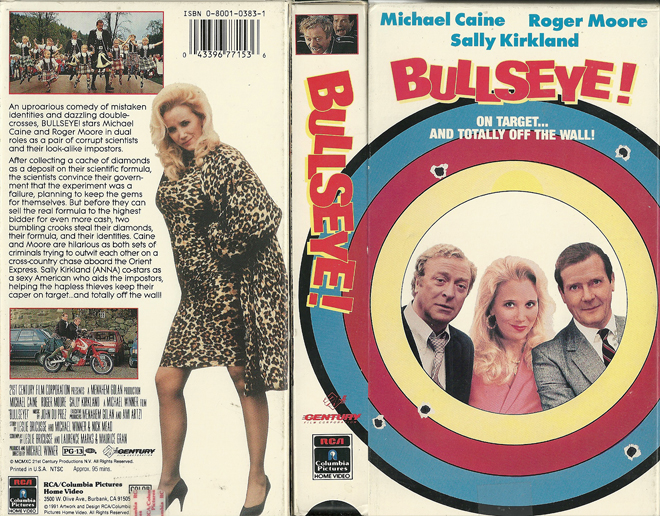 BULLSEYE VHS COVER, VHS COVERS