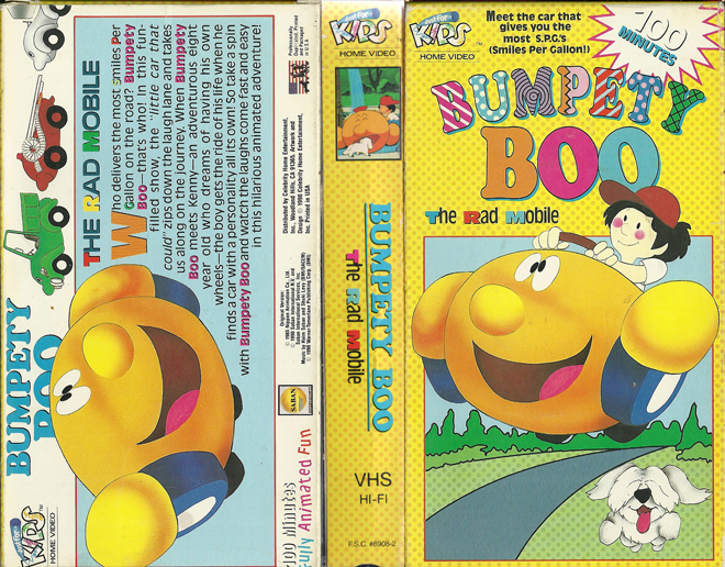 BUMPETY BOO : THE MAD MOBILE VHS COVER