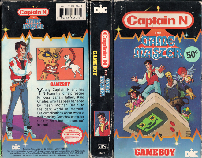 CAPTAIN N AND THE GAME MASTERS : GAMEBOY