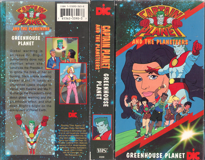 CAPTAIN PLANET AND THE PLANETEERS : GREENHOUSE PLANET