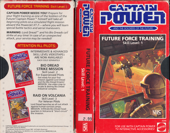 CAPTAIN POWER AND THE SOLDIERS OF THE FUTURE : FUTURE FORCE TRAINING SKILL LEVEL 1