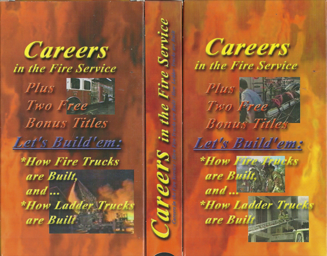 CAREERS IN THE FIRE SERVICE VHS COVER
