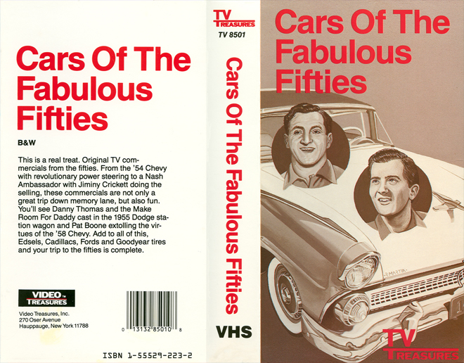 CARS OF THE FABULOUS FIFTIES,  THRILLER, ACTION, HORROR, BLAXPLOITATION, HORROR, ACTION EXPLOITATION, SCI-FI, MUSIC, SEX COMEDY, DRAMA, SEXPLOITATION, VHS COVER, VHS COVERS
