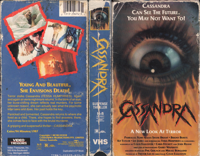 CASSANDRA VHS COVER