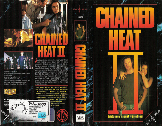 CHAINED HEAT 2 VHS COVER