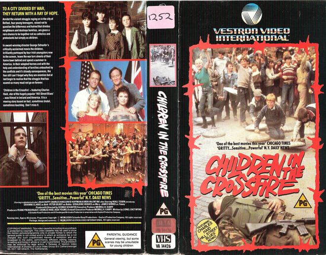 CHILDREN IN THE CROSSFIRE VHS COVER