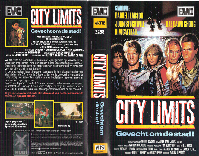 CITY LIMITS VHS COVER