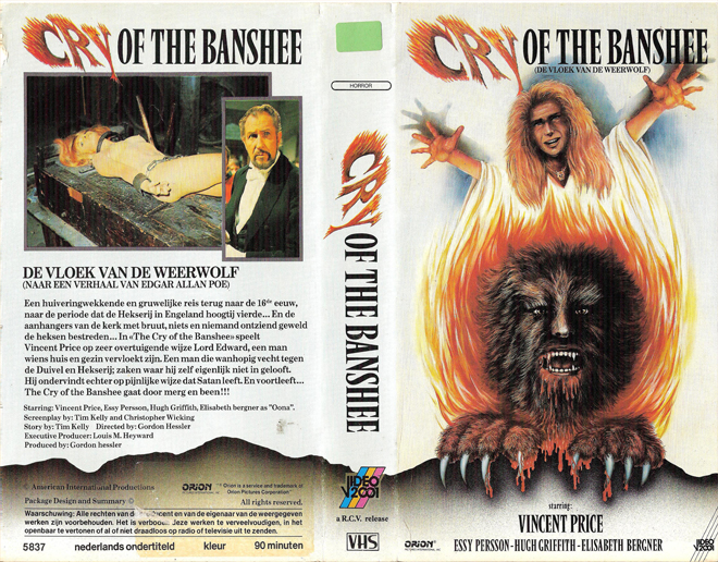 CRY OF THE BANSHEE VHS COVER