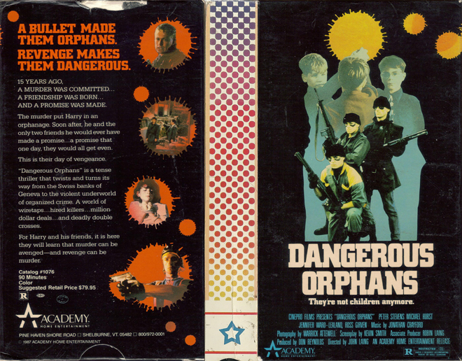DANGEROUS ORPHANS VHS COVER