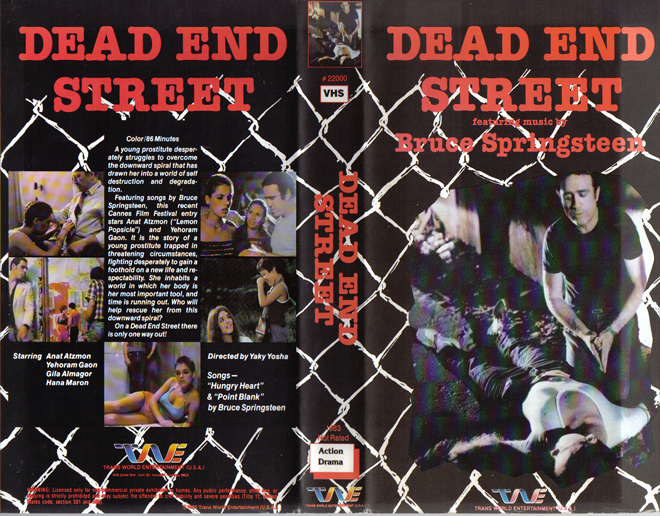 DEAD END STREET VHS COVER, VHS COVERS