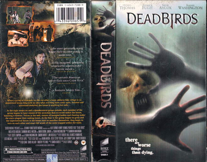 DEADBIRDS VHS COVER, VHS COVERS