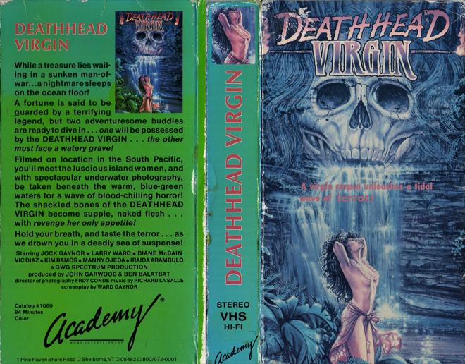DEATH HEAD VIRGIN VHS COVER
