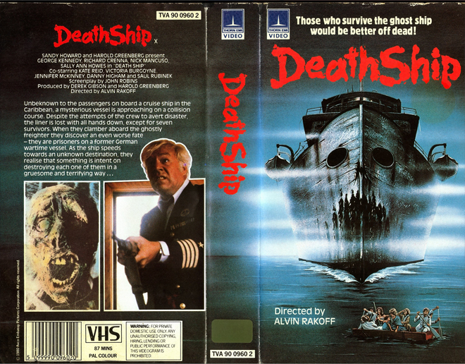 DEATH SHIP VHS COVER