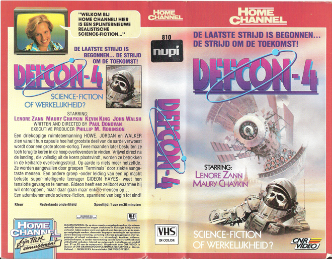 DEFCON 4 VHS COVER