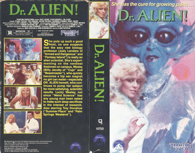 DR ALIEN VHS COVER
