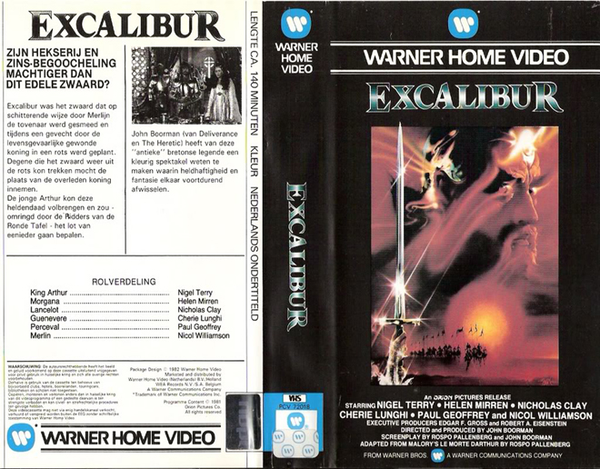 EXCALIBUR, ACTION VHS COVER, HORROR VHS COVER, BLAXPLOITATION VHS COVER, HORROR VHS COVER, ACTION EXPLOITATION VHS COVER, SCI-FI VHS COVER, MUSIC VHS COVER, SEX COMEDY VHS COVER, DRAMA VHS COVER, SEXPLOITATION VHS COVER, BIG BOX VHS COVER, CLAMSHELL VHS COVER, VHS COVER, VHS COVERS, DVD COVER, DVD COVERS