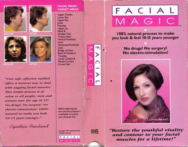 FACIAL MAGIC VHS COVER