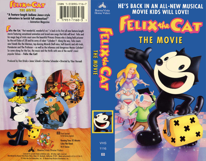 FELIX THE CAT : THE MOVIE - SUBMITTED BY GEMIE FORD