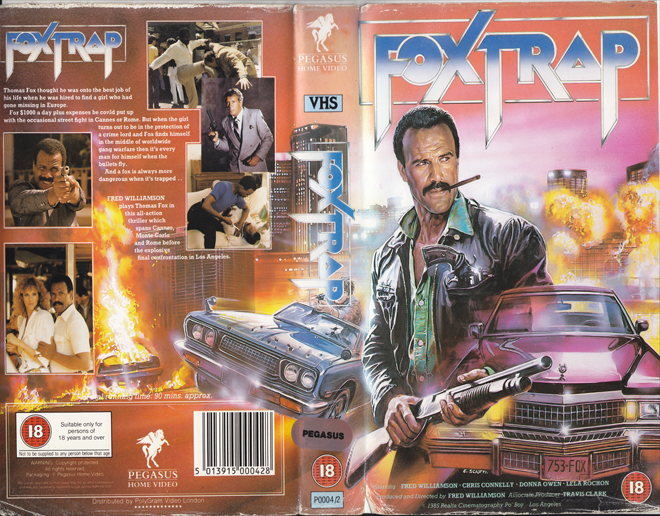 FOXTRAP VHS COVER, VHS COVERS
