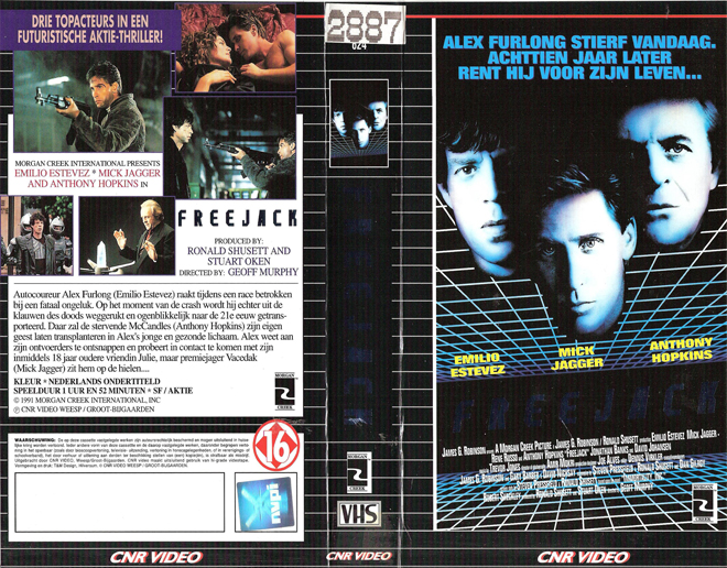 FREEJACK VHS COVER, VHS COVERS