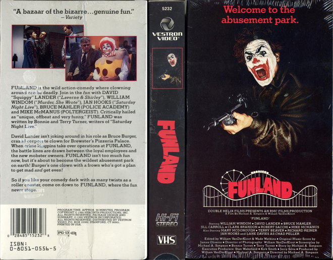 FUNLAND VHS COVER