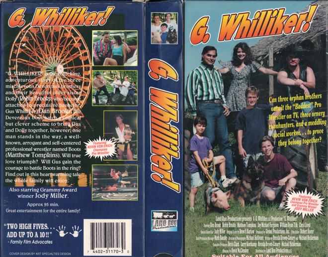 G. WHILLIKER! VHS COVER, VHS COVERS
