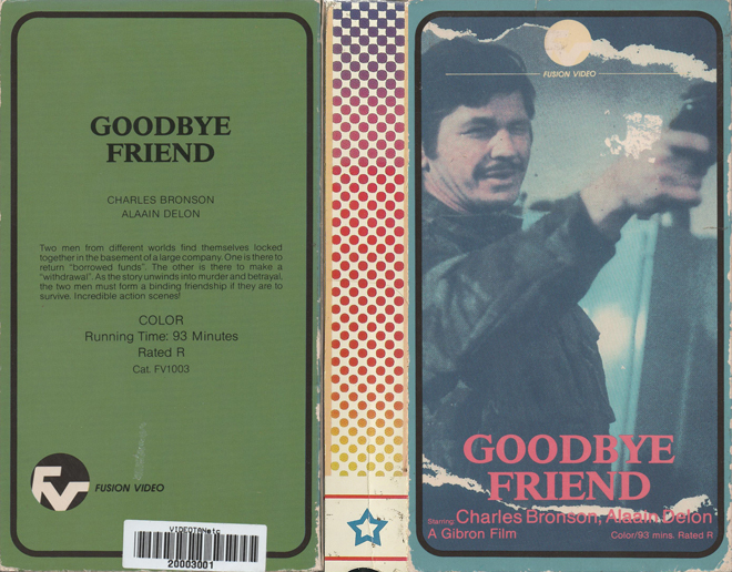 GOODBYE FRIEND VHS COVER