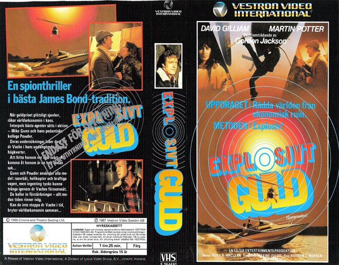 GUNPOWDER VHS COVER, VHS COVERS