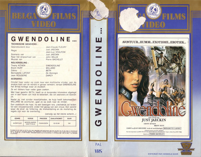 GWENDOLINE VHS COVER