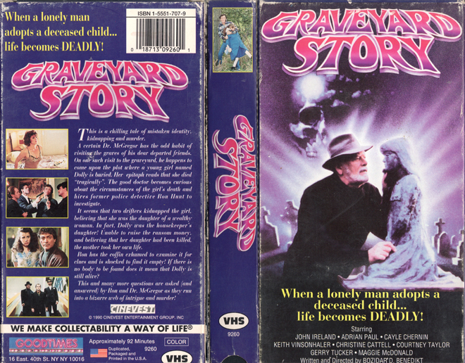 Graveyard Story, HORROR, ACTION EXPLOITATION, ACTION, HORROR, SCI-FI, MUSIC, THRILLER, SEX COMEDY,  DRAMA, SEXPLOITATION, VHS COVER, VHS COVERS, DVD COVER, DVD COVERS