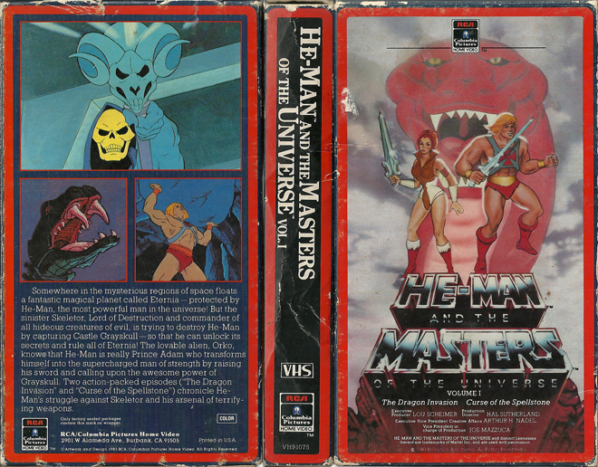 HE MAN AND THE MASTERS OF THE UNIVERSE VOLUME 1, THRILLER, ACTION, HORROR, SCIFI, ACTION VHS COVER, HORROR VHS COVER, BLAXPLOITATION VHS COVER, HORROR VHS COVER, ACTION EXPLOITATION VHS COVER, SCI-FI VHS COVER, MUSIC VHS COVER, SEX COMEDY VHS COVER, DRAMA VHS COVER, SEXPLOITATION VHS COVER, BIG BOX VHS COVER, CLAMSHELL VHS COVER, VHS COVER, VHS COVERS, DVD COVER, DVD COVERS
