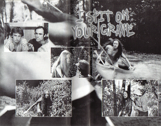 I SPIT ON YOUR GRAVE INSIDE COVER VHS COVER