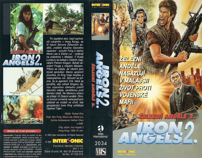 IRON ANGELS 2 VHS COVER