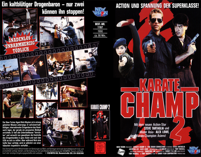 KARATE CHAMP 2 VHS COVER