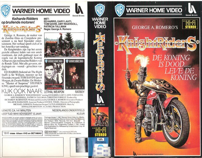 KNIGHTRIDERS VHS COVER