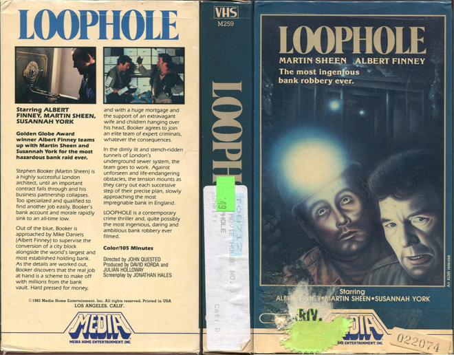LOOPHOLE, ACTION VHS COVER, HORROR VHS COVER, BLAXPLOITATION VHS COVER, HORROR VHS COVER, ACTION EXPLOITATION VHS COVER, SCI-FI VHS COVER, MUSIC VHS COVER, SEX COMEDY VHS COVER, DRAMA VHS COVER, SEXPLOITATION VHS COVER, BIG BOX VHS COVER, CLAMSHELL VHS COVER, VHS COVER, VHS COVERS, DVD COVER, DVD COVERS