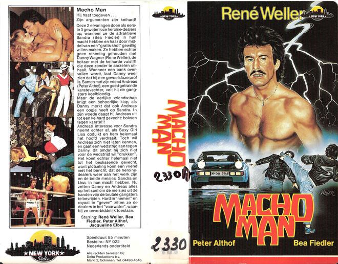 MACHO MAN VHS COVER, VHS COVERS