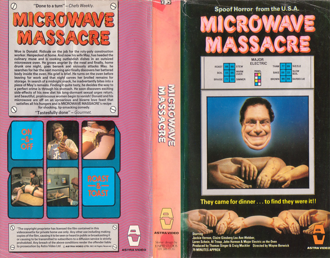 MICROWAVE MASSACRE, VHS COVERS - SUBMITTED BY KYLE DANIELS 