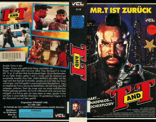 MR T. T AND T VHS COVER