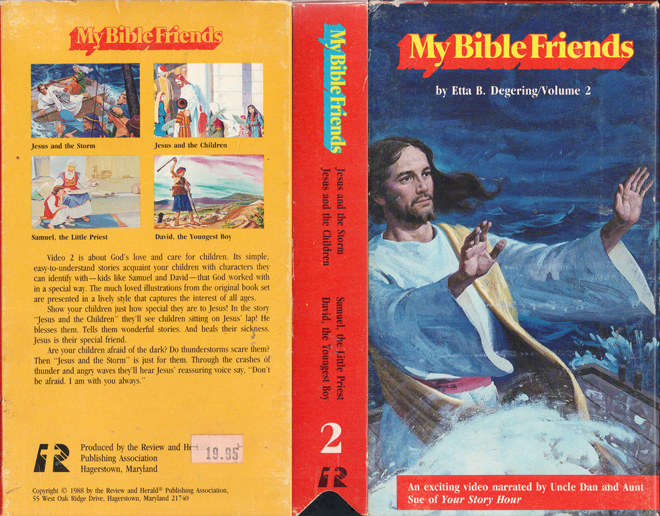 MY BIBLE FRIENDS BY ETTA B. DEGERING : VOLUME 2 VHS COVER, VHS COVERS